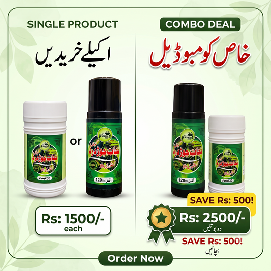 Pain Relief Combo Pack (Capsules + Oil)